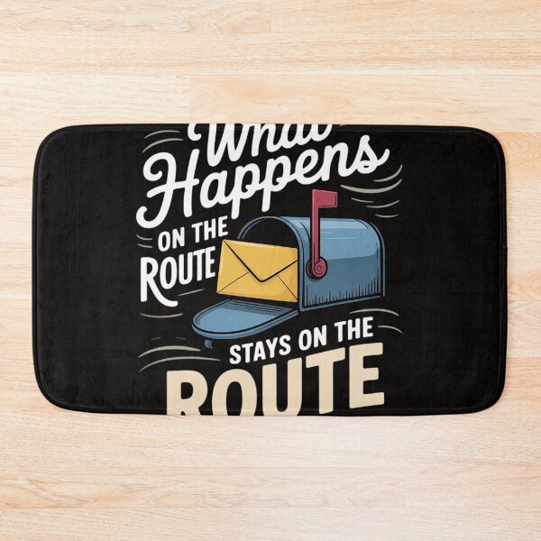 Item preview, What Happens On The Route - Mailman Postman Mail Carrier designed and sold by HudsonErik.