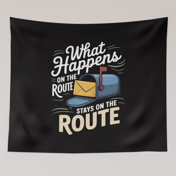 Item preview, What Happens On The Route - Mailman Postman Mail Carrier designed and sold by HudsonErik.