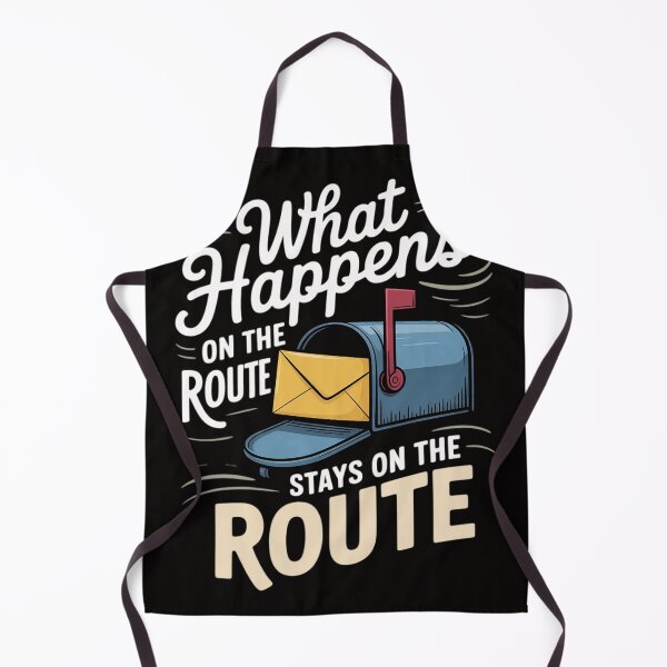 Item preview, What Happens On The Route - Mailman Postman Mail Carrier designed and sold by HudsonErik.