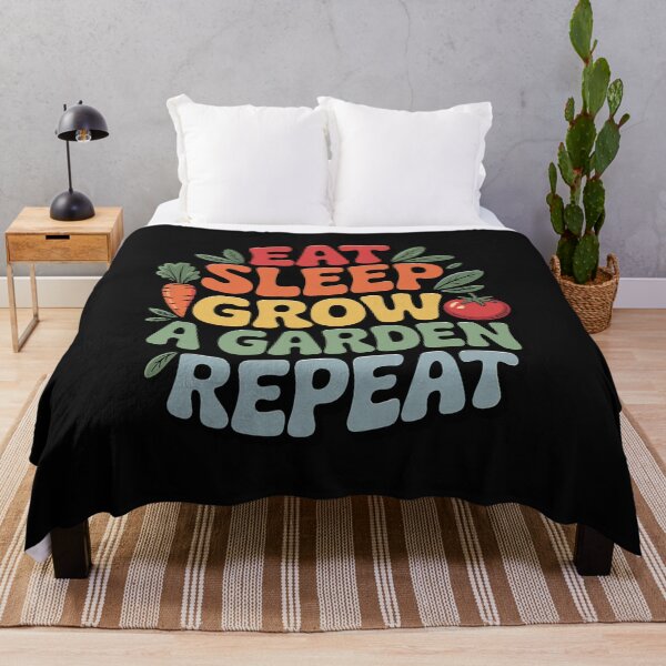 Item preview, Eat Sleep Grow a Garden Repeat Funny Gardening Lover Gaming designed and sold by ArleneRowe.