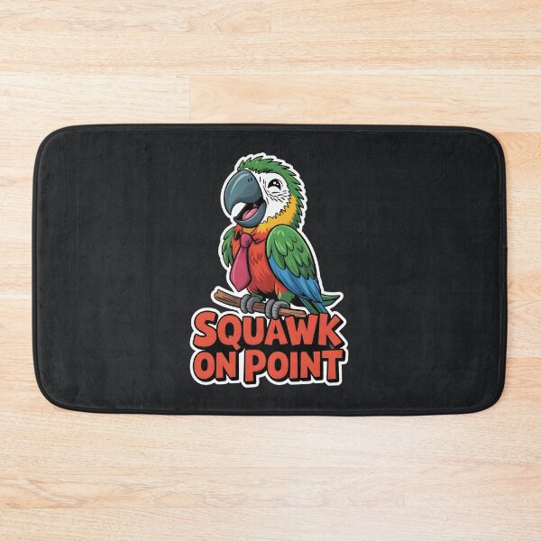 Item preview, Squawk On Point – Confident Funny Parrot Attitude designed and sold by Taans-Creation.