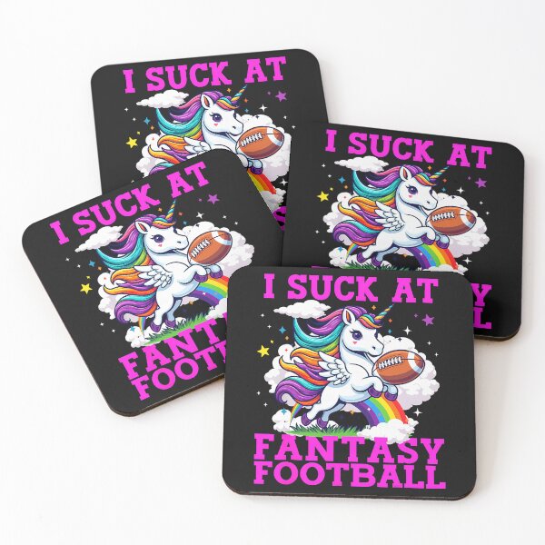 Item preview, Fantasy Football Loser Unicorn I Suck at Fantasy Football cute girl designed and sold by ArleneRowe.
