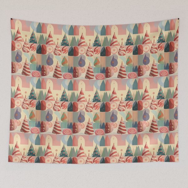 Item preview, Whimsical Winter Trees Pattern designed and sold by yara.lahdo.