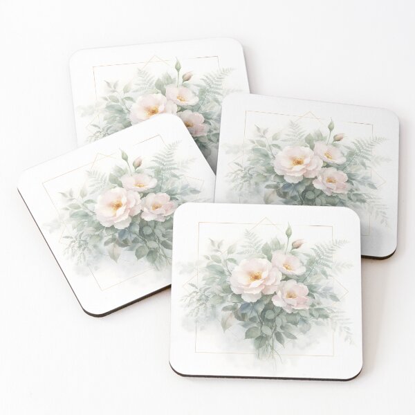 Item preview, Delicate Wild Roses & Ferns Watercolor Phone Case | Floral Botanical iPhone & Samsung Case designed and sold by ChubbyGoong.