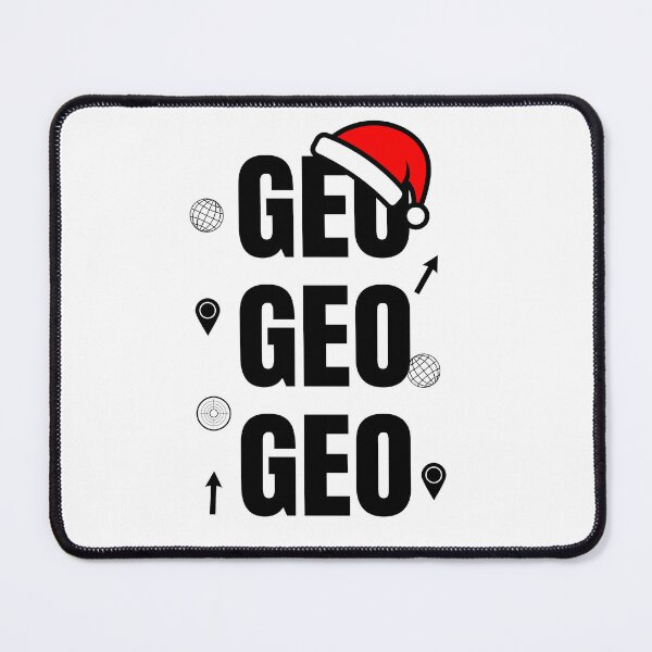 Item preview, GEO Christmas Geospatial Typography designed and sold by SpatialPost.