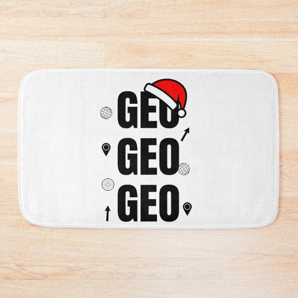 Item preview, GEO Christmas Geospatial Typography designed and sold by SpatialPost.