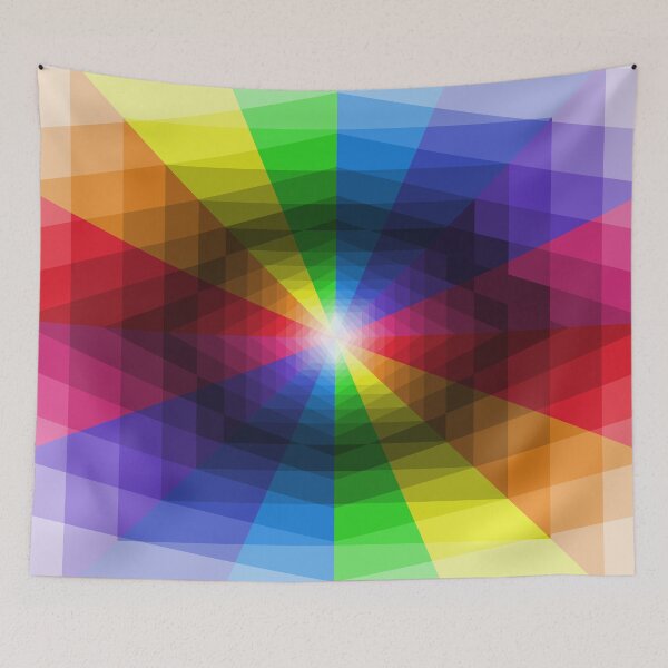 Item preview, Geometric Layout In Multi Color, Geometric Abstraction, Abstract Art designed and sold by DDJust4U.