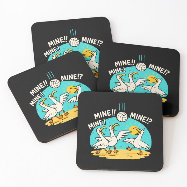 Item preview, Funny Bird Playing Volleyball Mine Game Day Vibes Sports  designed and sold by ArleneRowe.