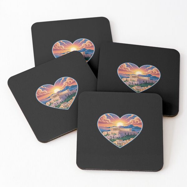 Item preview, I Love Athens Greece Acropolis Parthenon Sunset Sun Souvenir designed and sold by imsamaharem.