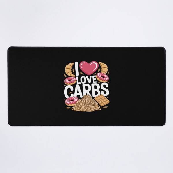 Item preview, I Love Carbs Donuts Waffles Pasta Fun designed and sold by imsamaharem.