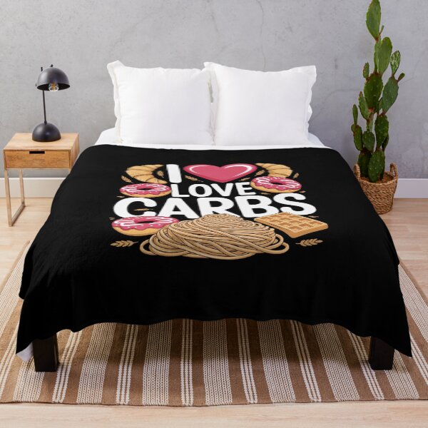 Item preview, I Love Carbs Donuts Waffles Pasta Fun designed and sold by imsamaharem.