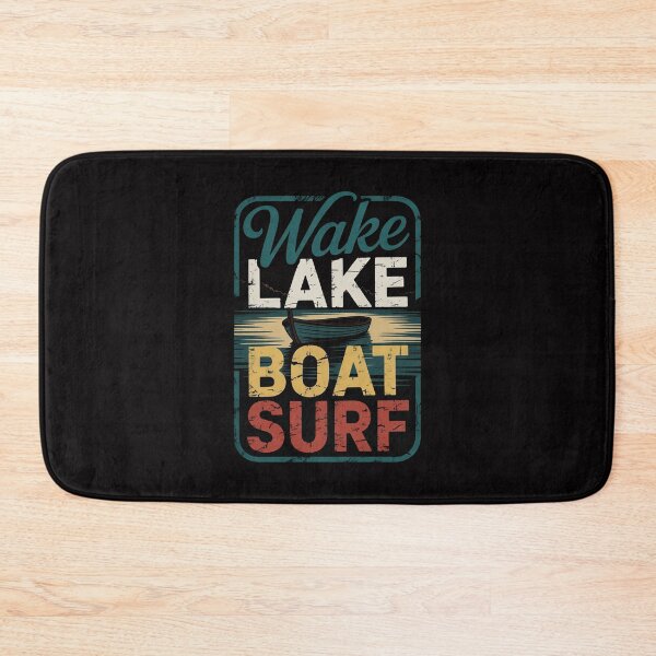 Artikelvorschau, Wakeboarden auf dem See, Bootsurfen, Wakesurfbrett, Surfer entworfen und verkauft von HermanTricia.