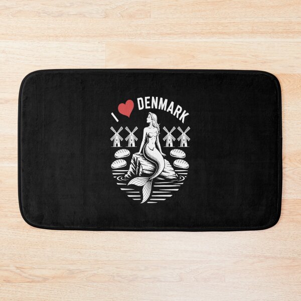 Item preview, I Love Denmark Mermaid Windmills Bread designed and sold by imsamaharem.