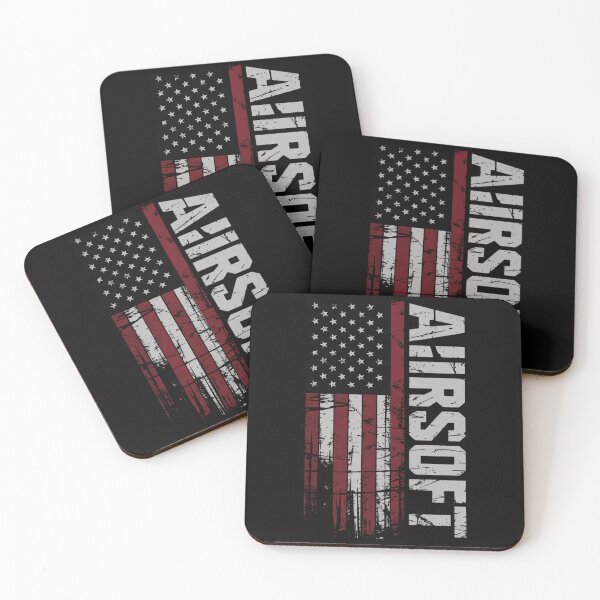 Item preview, USA Flag Airsoft Shooting Sports Game Gift designed and sold by HermanTricia.