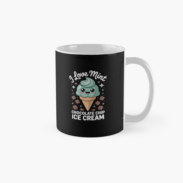 Item preview, I Love Mint Chocolate Chip Ice Cream Kawaii designed and sold by imsamaharem.