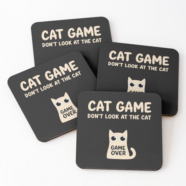 Item preview, Funny Cat Game Do Not Look at The Cat  designed and sold by ArleneRowe.