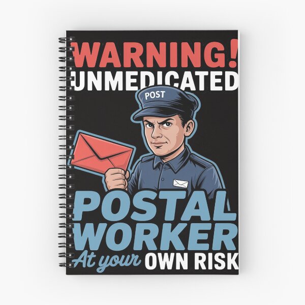 Item preview, Unmedicated Postal Worker - Mailman Postman Mail Carrier designed and sold by DarioRosales.