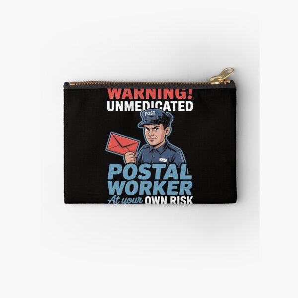 Item preview, Unmedicated Postal Worker - Mailman Postman Mail Carrier designed and sold by DarioRosales.