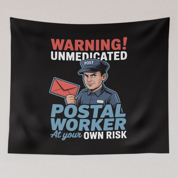 Item preview, Unmedicated Postal Worker - Mailman Postman Mail Carrier designed and sold by DarioRosales.