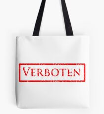 Verboten Tote Bag