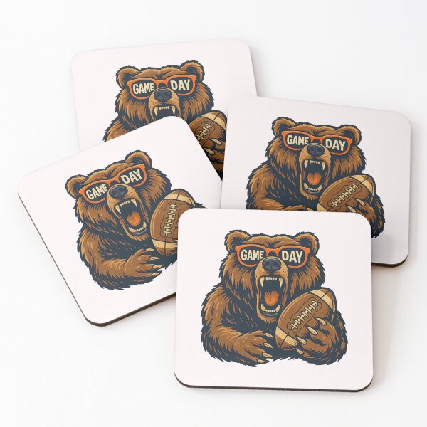 Item preview, Funny Football Bear Game Day Vintage Shirt Fans designed and sold by ArleneRowe.