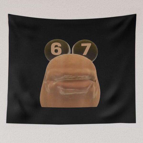 Item preview, Goofy Worm Face 67 6 7 with Number Eyes T-Shirt designed and sold by LashondaGreen89.