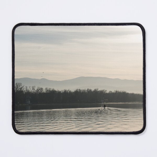 Item preview, Tranquil Morning Paddle on Placid Lake designed and sold by Georgia Mizuleva.