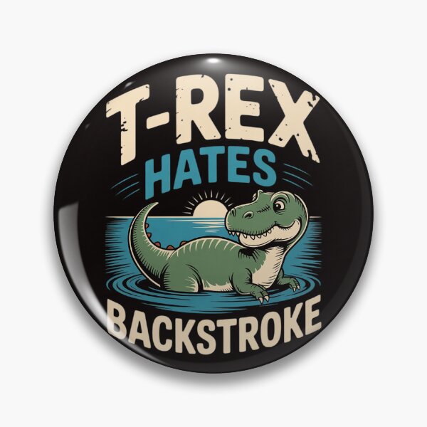 Artikelvorschau, T-Rex hasst Rückenschwimmen, schwimmender Dinosaurier entworfen und verkauft von cherylbartlett.