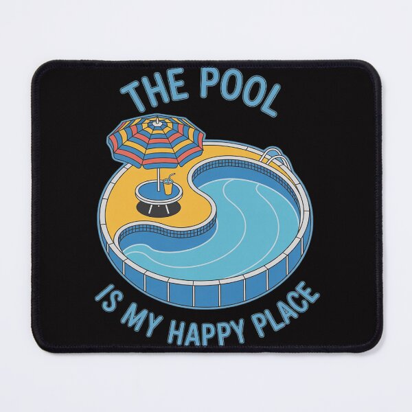 Item preview, The Pool is my Happy Place Summer Swimming Gift designed and sold by gerardostokes.