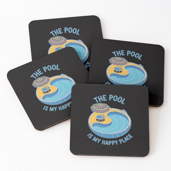 Item preview, The Pool is my Happy Place Summer Swimming Gift designed and sold by gerardostokes.