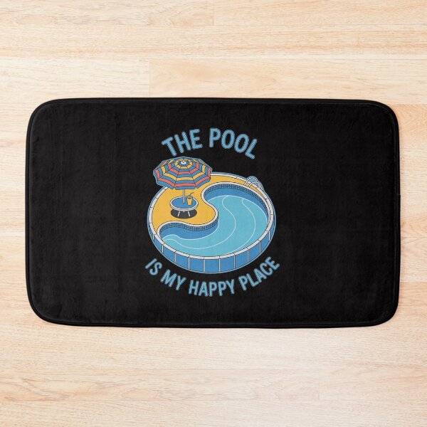 Item preview, The Pool is my Happy Place Summer Swimming Gift designed and sold by gerardostokes.