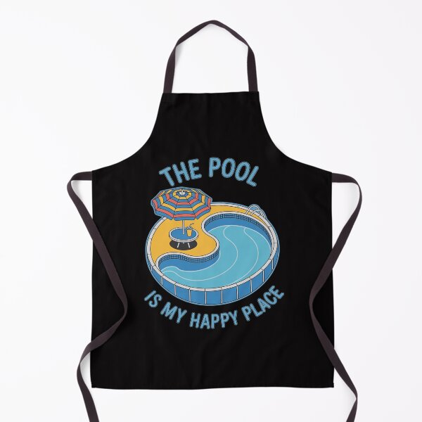 Item preview, The Pool is my Happy Place Summer Swimming Gift designed and sold by gerardostokes.