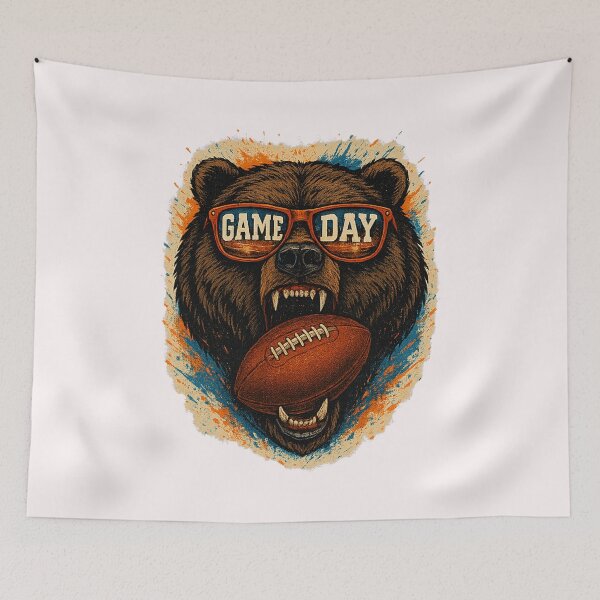 Item preview, Funny Football Bear with Sunglasses, Game Day Bear  designed and sold by ArleneRowe.