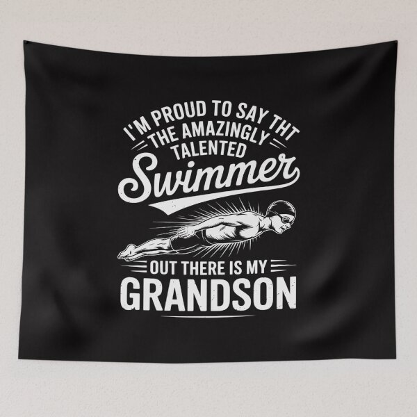 Item preview, Talented Swimmer Out There Is My Grandson Swimming designed and sold by gerardostokes.