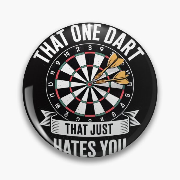 Item preview, That One Dart That Just Hates You Darts Problems Black Modern Sports designed and sold by gerardostokes.