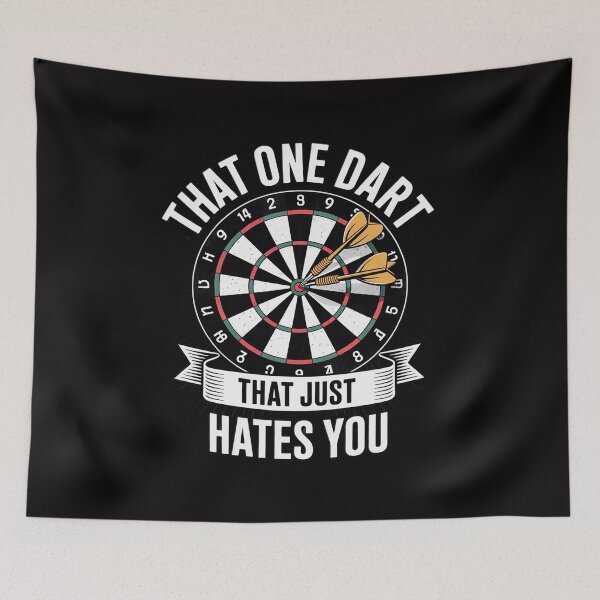 Item preview, That One Dart That Just Hates You Darts Problems Black Modern Sports designed and sold by gerardostokes.