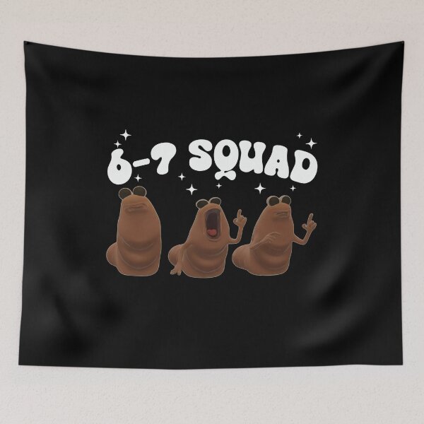 Item preview, Funny 67 6 7 Worm Squad Meme T-Shirt designed and sold by LashondaGreen89.