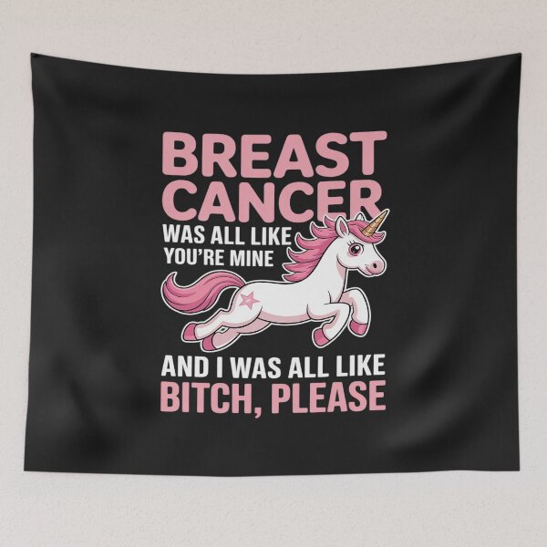 Item preview, Funny Breast Cancer Survivor Bitch Please Unicorn designed and sold by TAYLOROUSDALE.