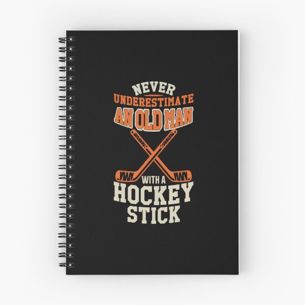 Item preview, Never Underestimate An Old Man With A Stick Old Man Hockey designed and sold by endabettyau.