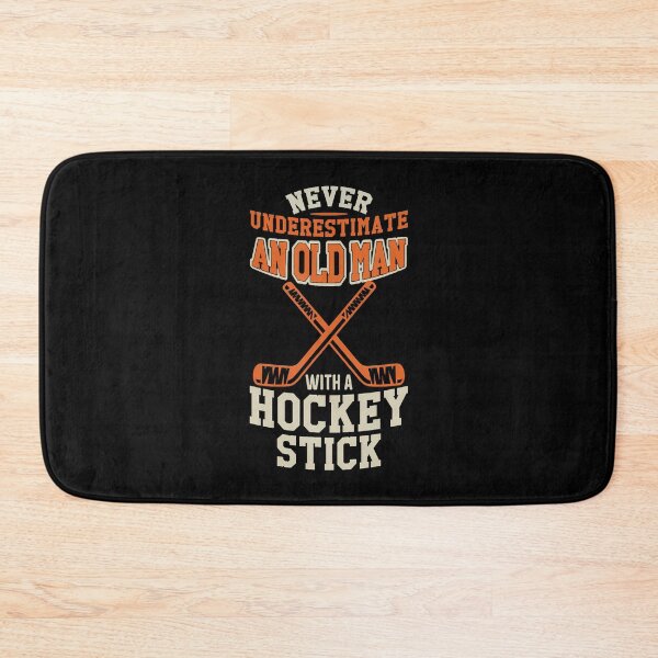 Item preview, Never Underestimate An Old Man With A Stick Old Man Hockey designed and sold by endabettyau.