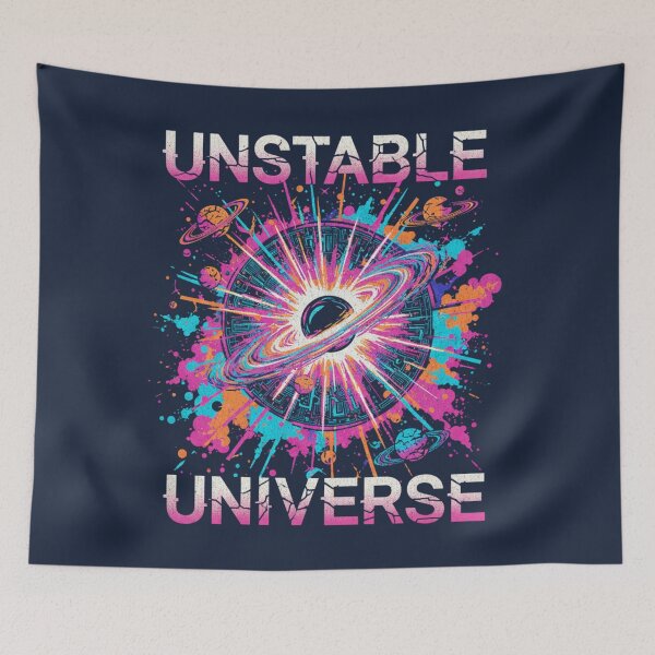 Item preview, Unstable Universe - Distorted Cosmic Reality Graphic designed and sold by Nordic Echo.