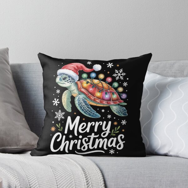 Item preview, Christmas Sea Turtle Santa Hat Lights designed and sold by ThreadAlchemys.