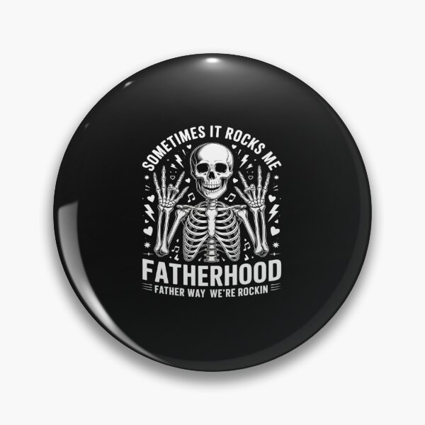Item preview, Funny Fatherhood Rock Skeleton Dad Life designed and sold by TAYLOROUSDALE.