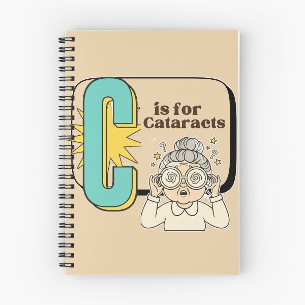 Item preview,  The Senior Flashcard Series: Letter C is for Cataracts – Retro Humor Collection designed and sold by Searching ideas.