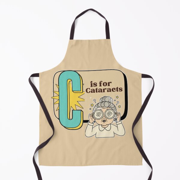 Item preview,  The Senior Flashcard Series: Letter C is for Cataracts – Retro Humor Collection designed and sold by Searching ideas.