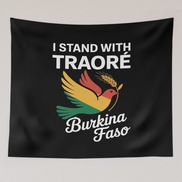Item preview, I Stand With Burkina Faso-Ibrahim Traoré Bird designed and sold by countntenov.