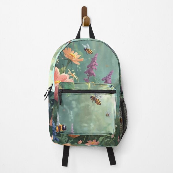Item preview, Majestic Image Of Bees Buzzing In A Fantasy Land designed and sold by Crafty Tiger Studio.