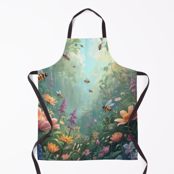 Item preview, Majestic Image Of Bees Buzzing In A Fantasy Land  designed and sold by Crafty Tiger Studio.