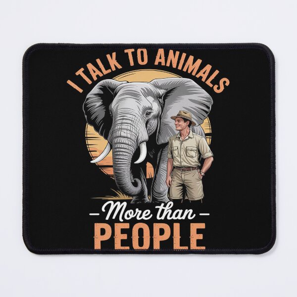 Item preview, I Talk To Animals More Than People Funny Zoo Keeper Life designed and sold by Slwankol.