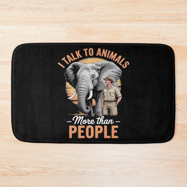 Item preview, I Talk To Animals More Than People Funny Zoo Keeper Life designed and sold by Slwankol.